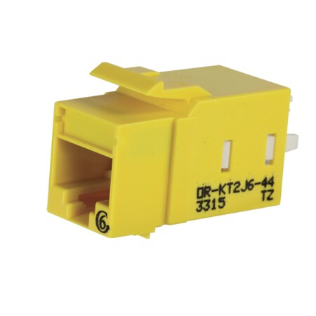 Legrand Ortronics Yellow Cat6 Keystone Jack Lacing Cap KT2J6-44 | Zoro